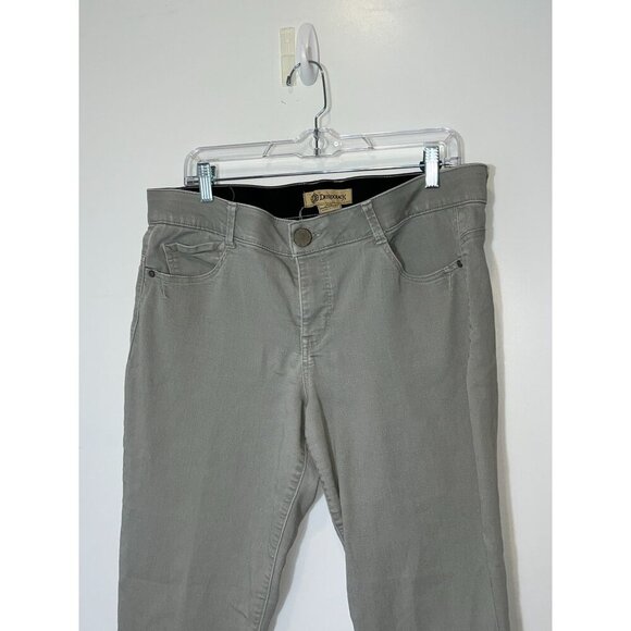 Democracy Ab Technology Gray Five-Pocket Stretch Denim Women's Jeans Size 14 - Picture 2 of 8